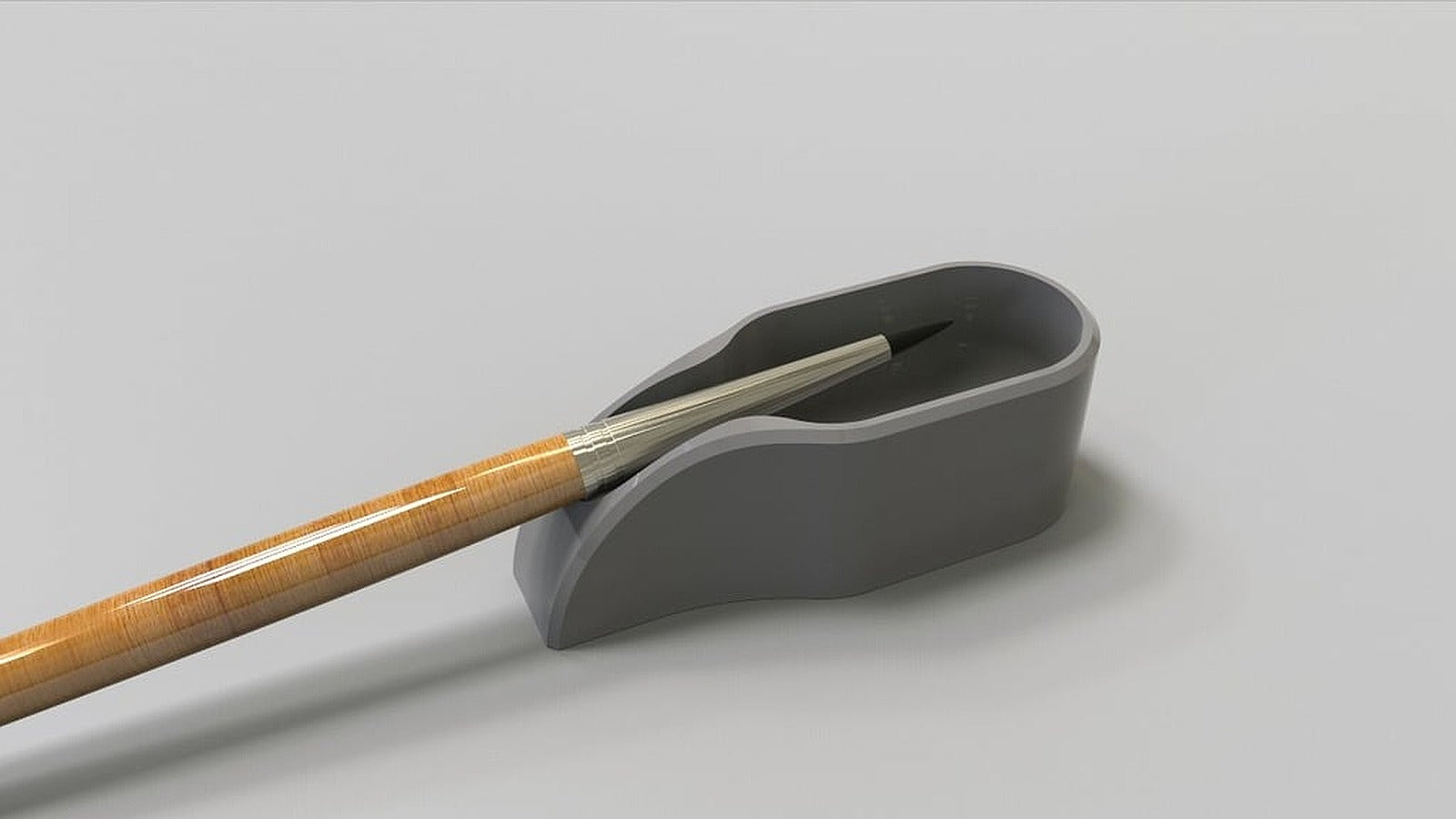 Ergonomic Paint Tray & Brush stand #1 – 3D Baskı Modeli