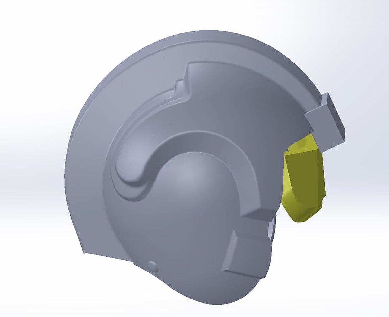 Star Wars X-Wing Helmet – 3D Baskı Modeli