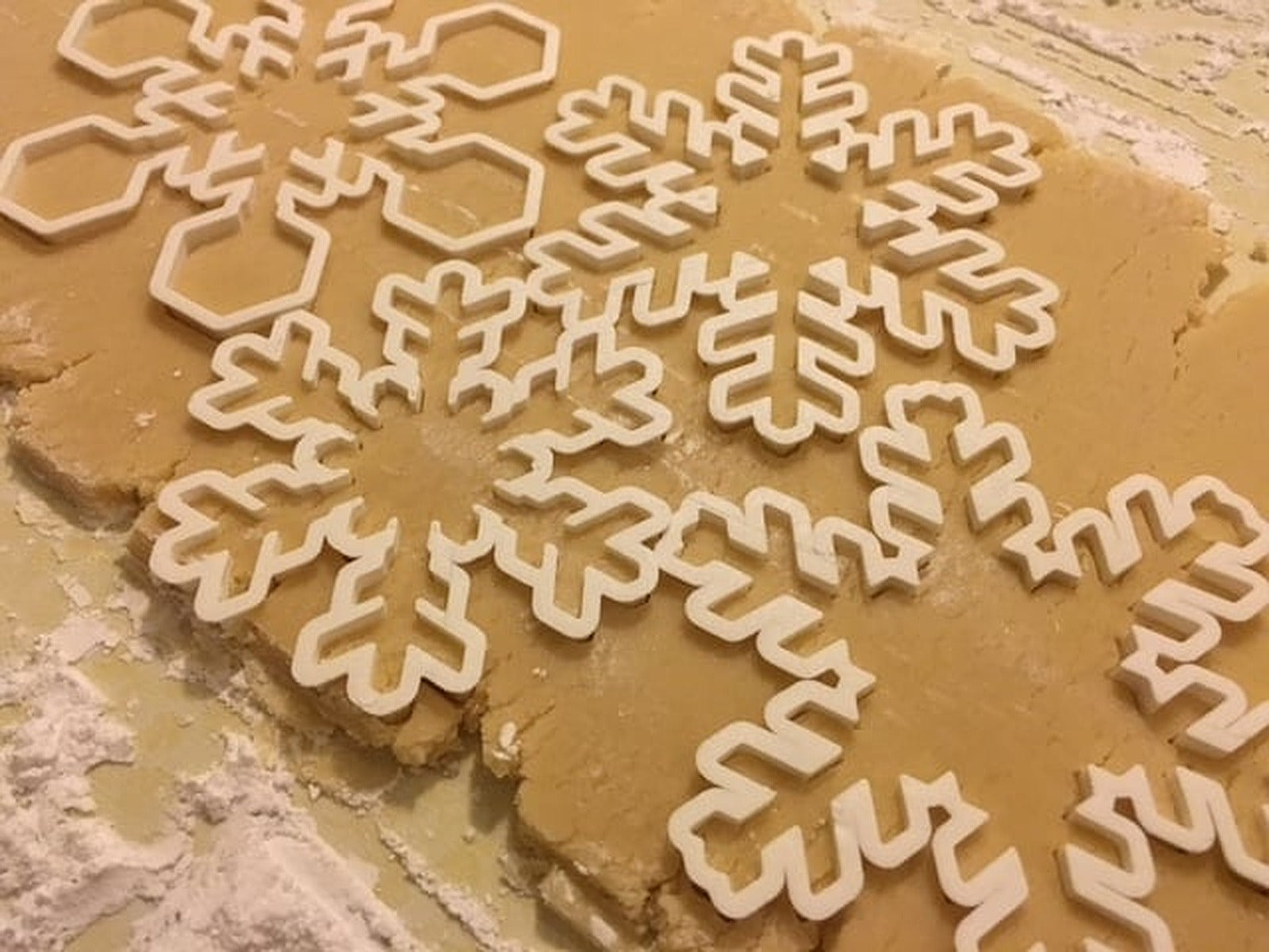 Customizable Snowflake Cookie Cutters – 3D Baskı Modeli
