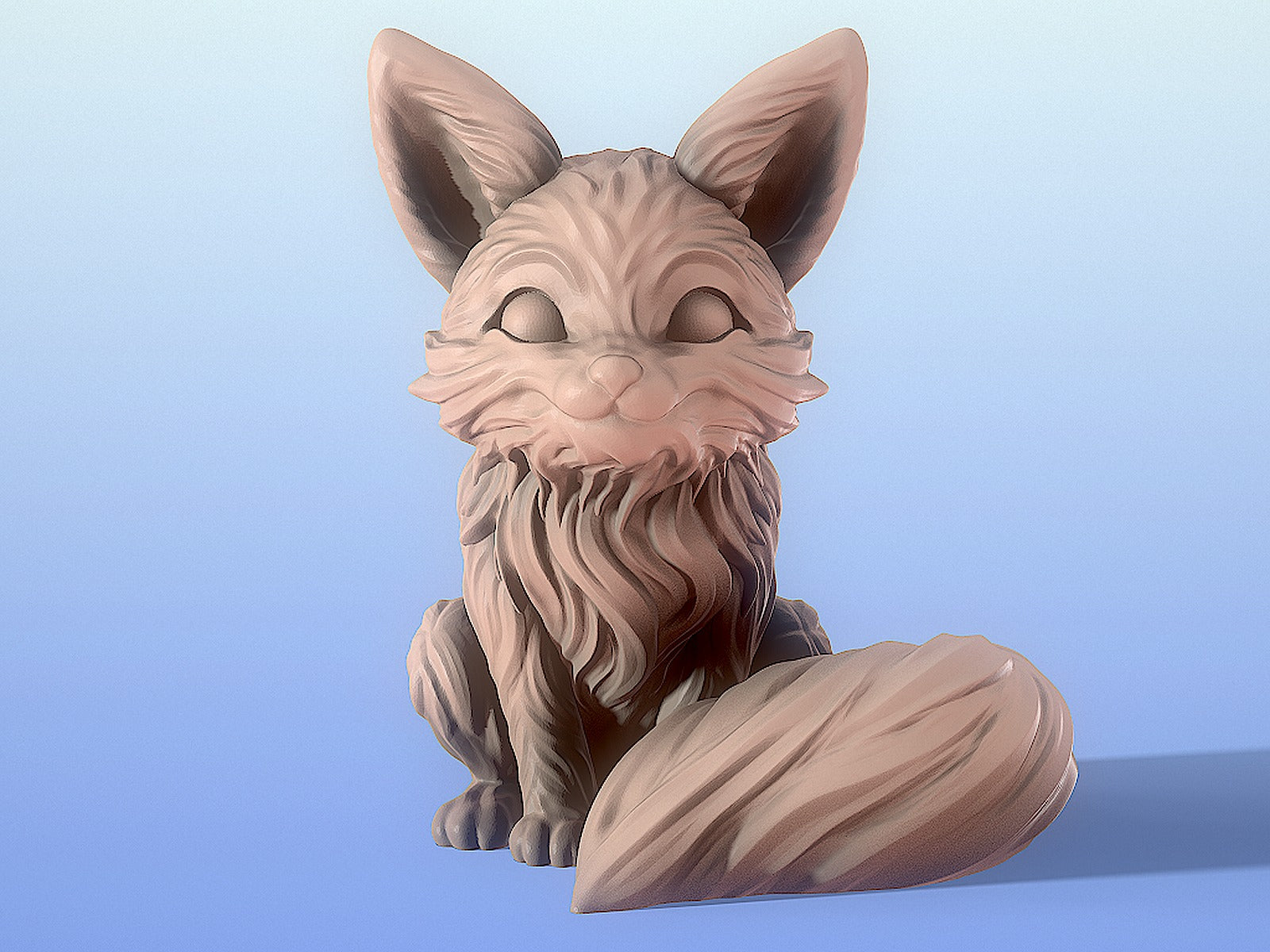 Cute Fox 1 – 3D Baskı Modeli