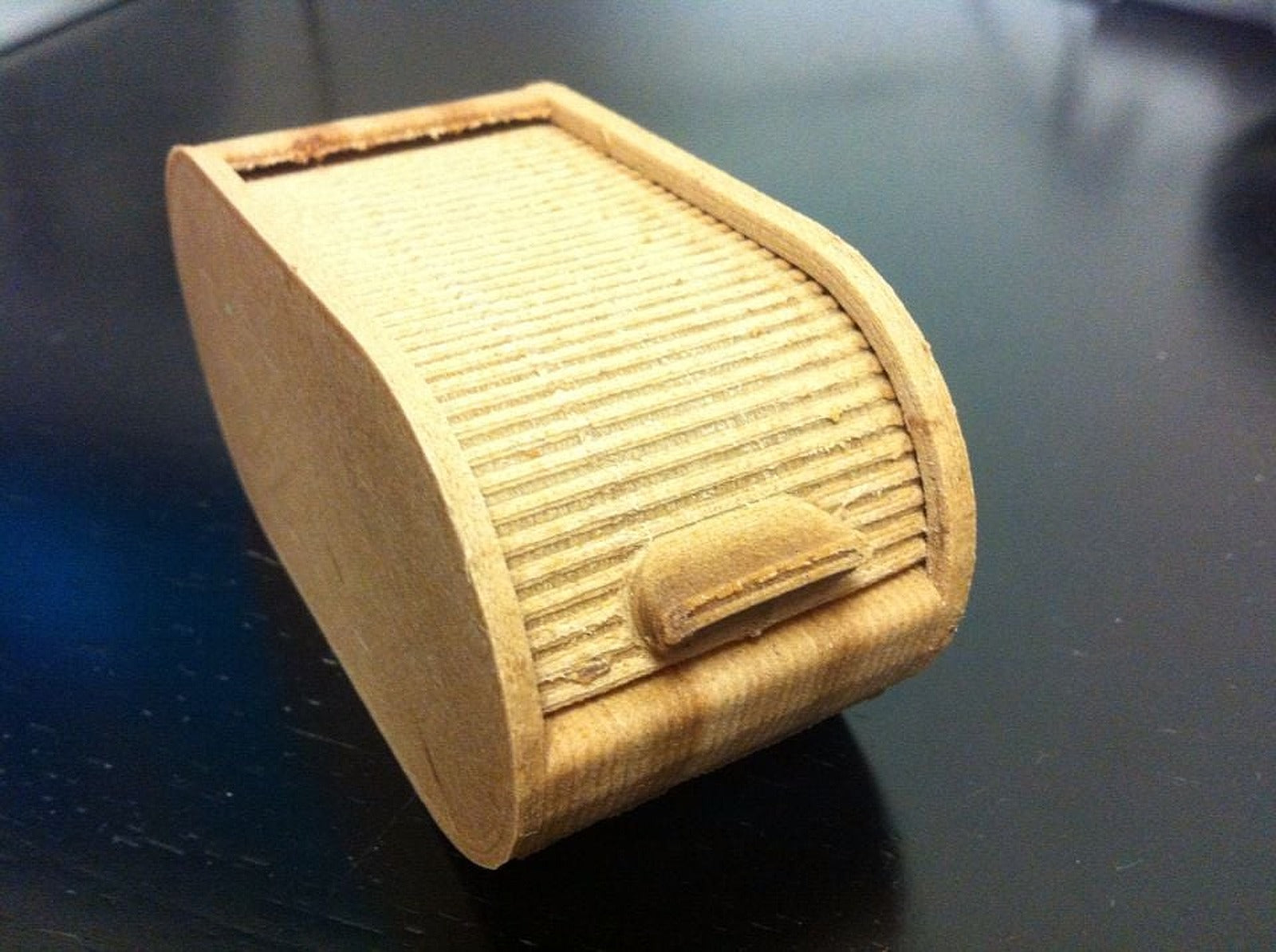 Roll Top kutu/düzenleyici - round – 3D Baskı Modeli