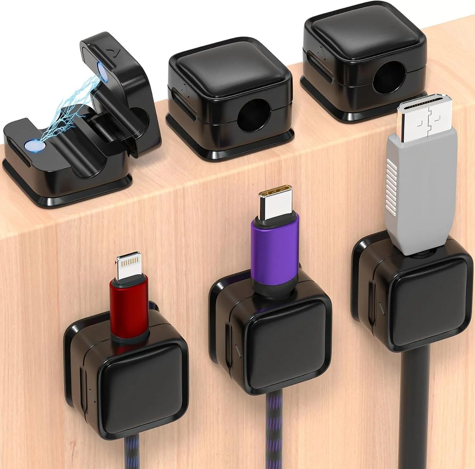 Magnetic Cable Clip Print In Place – 3D Baskı Modeli