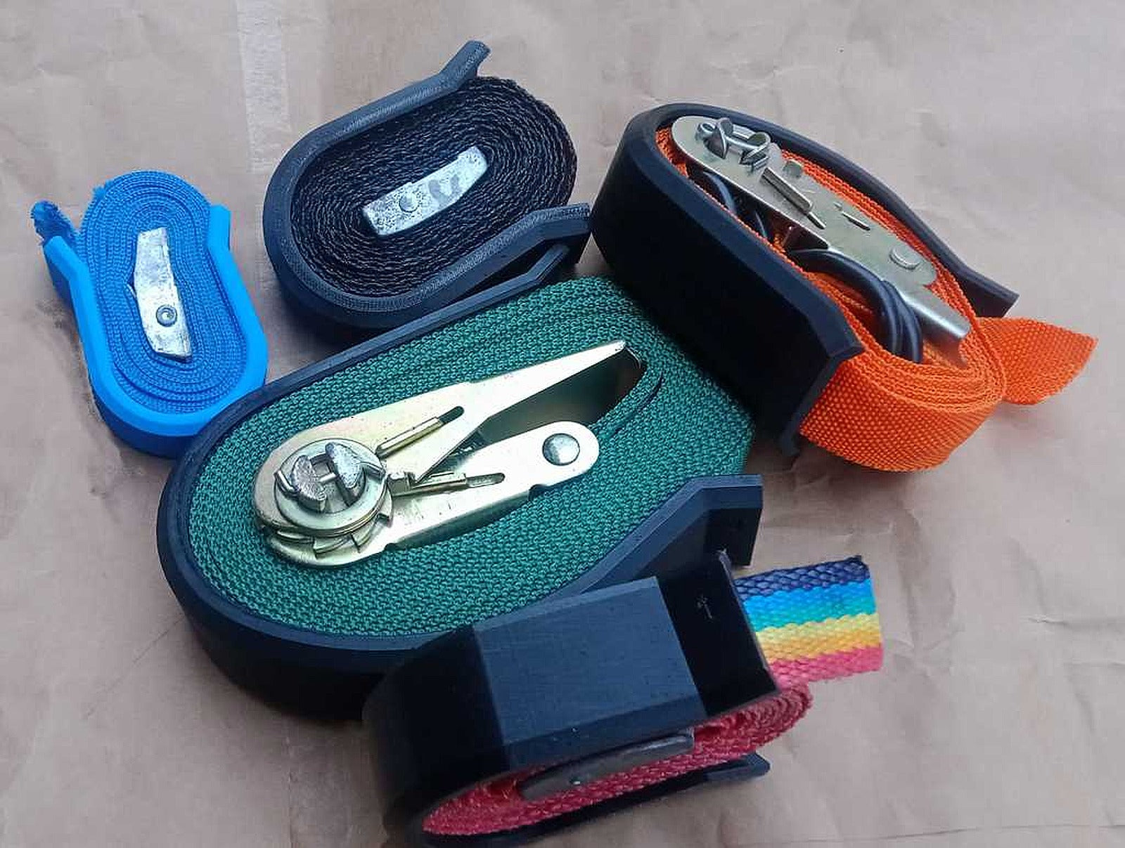 Cargo strap clip; Pince range sangle – 3D Baskı Modeli