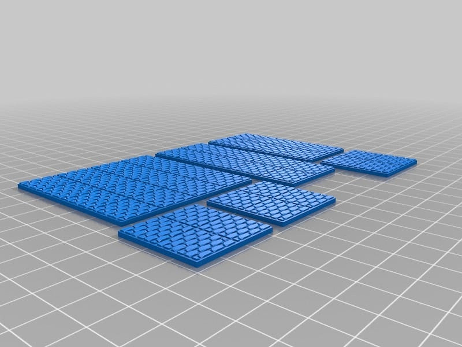 Modular Dungeon Tiles: Core Set – 3D Baskı Modeli