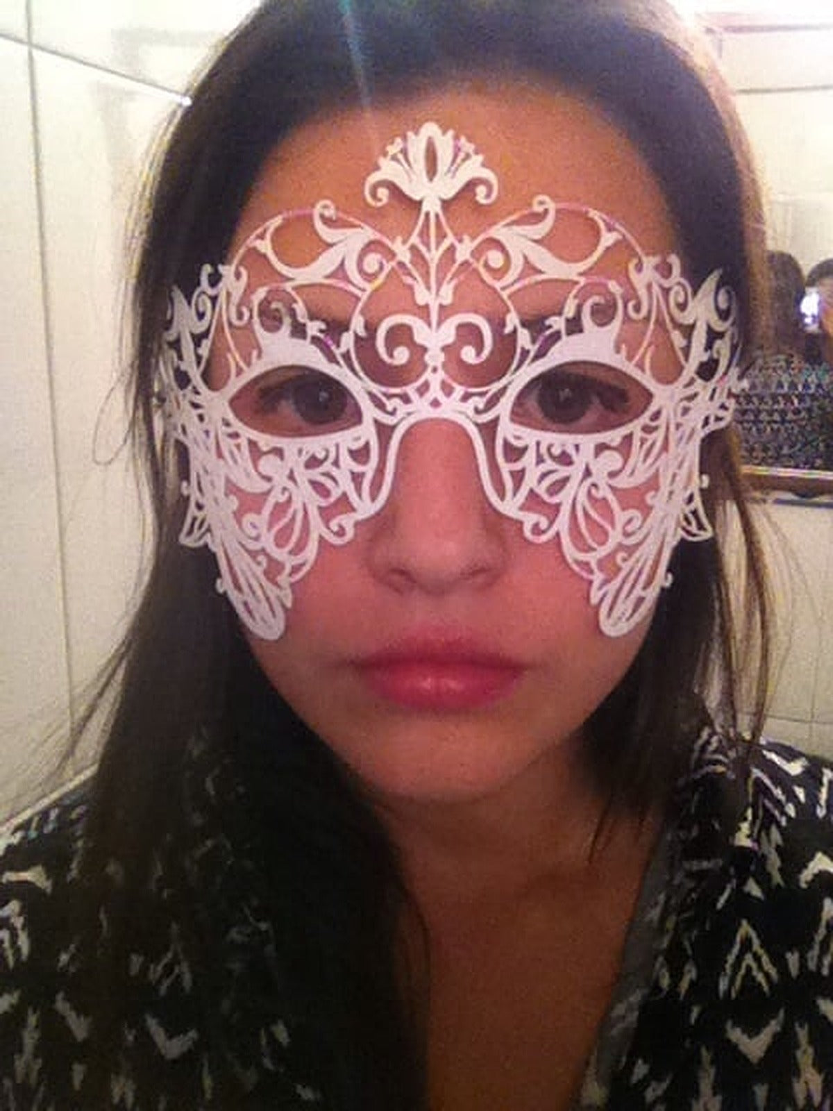 Lace pattern Mask – 3D Baskı Modeli