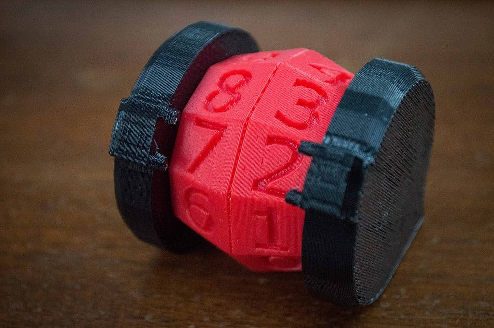 Spinning Life Counter with Numbers and Indicator – 3D Baskı Modeli