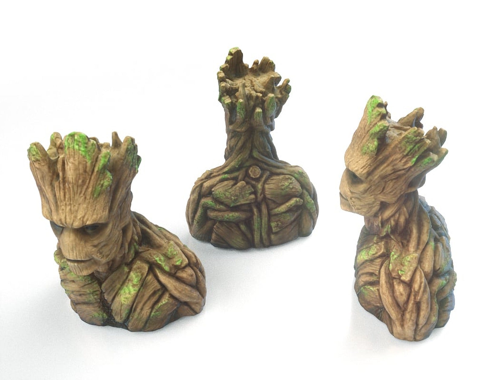 Groot Bust Sculpture – 3D Baskı Modeli