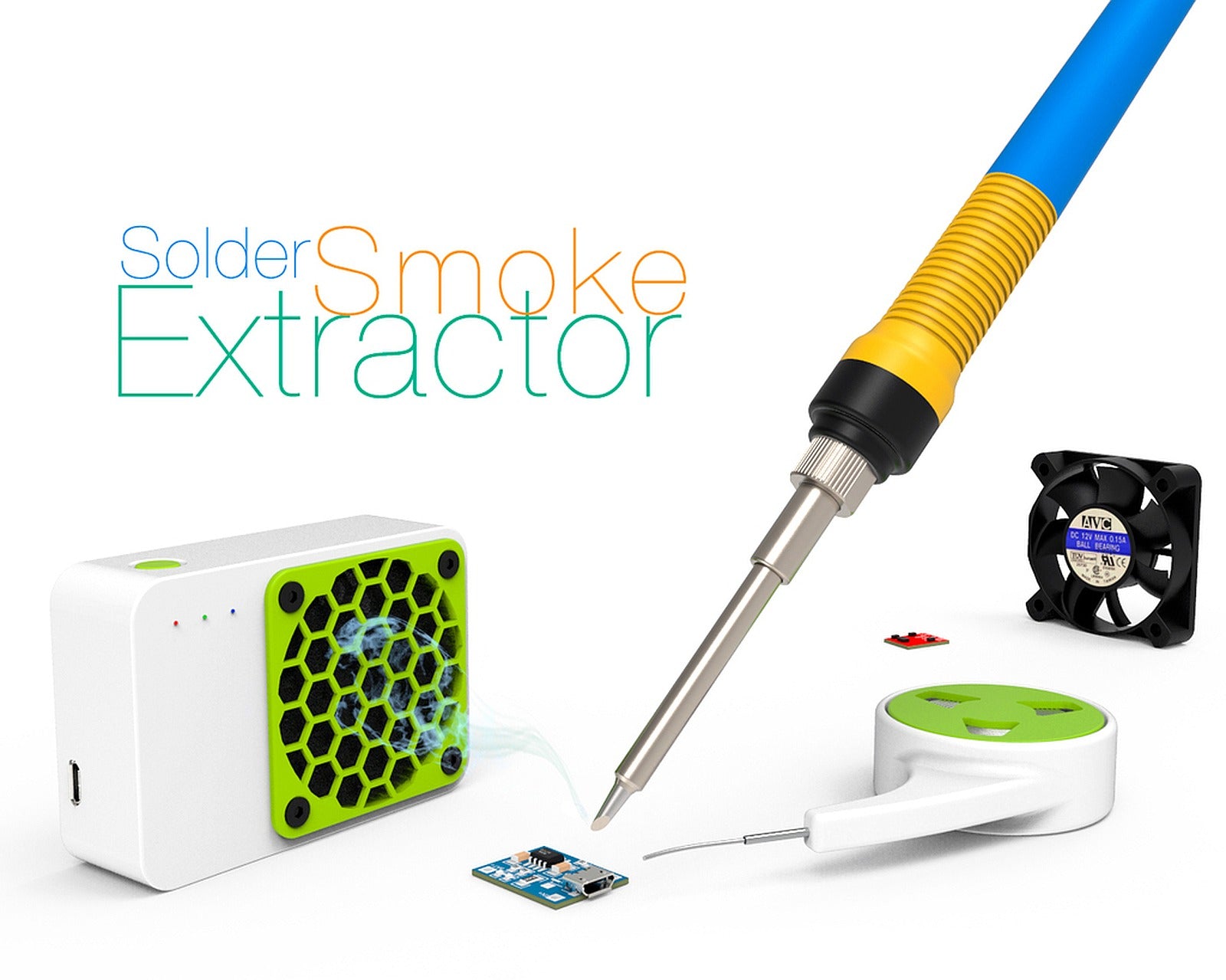 Solder Smoke Extractor – 3D Baskı Modeli