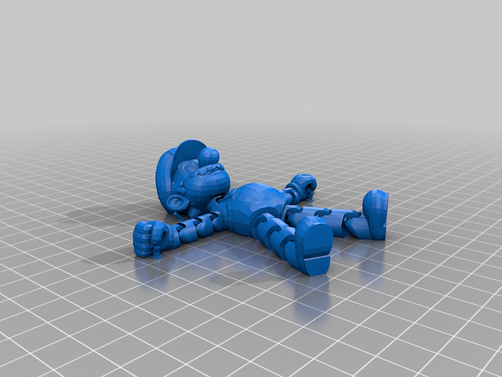 Articulated Mario Print in Place – 3D Baskı Modeli