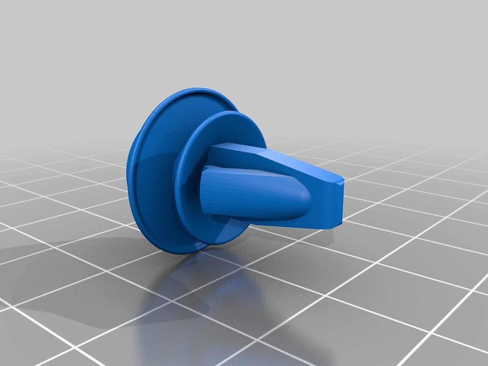 Honda Plastic Clip (8mm, maybe?) – 3D Baskı Modeli
