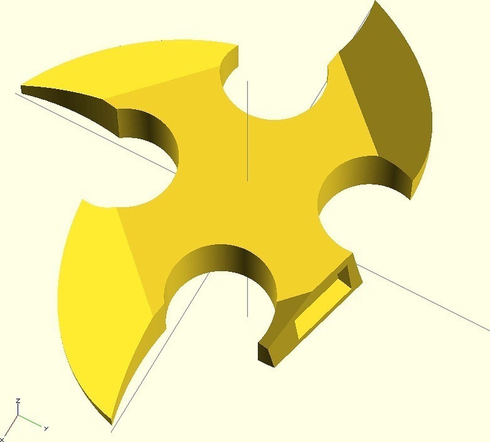 Ninja Fridge Shuriken – 3D Baskı Modeli