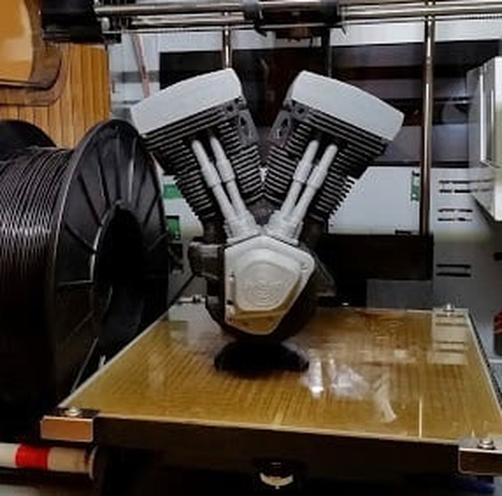 Harley Davidson Evolution Engine – 3D Baskı Modeli