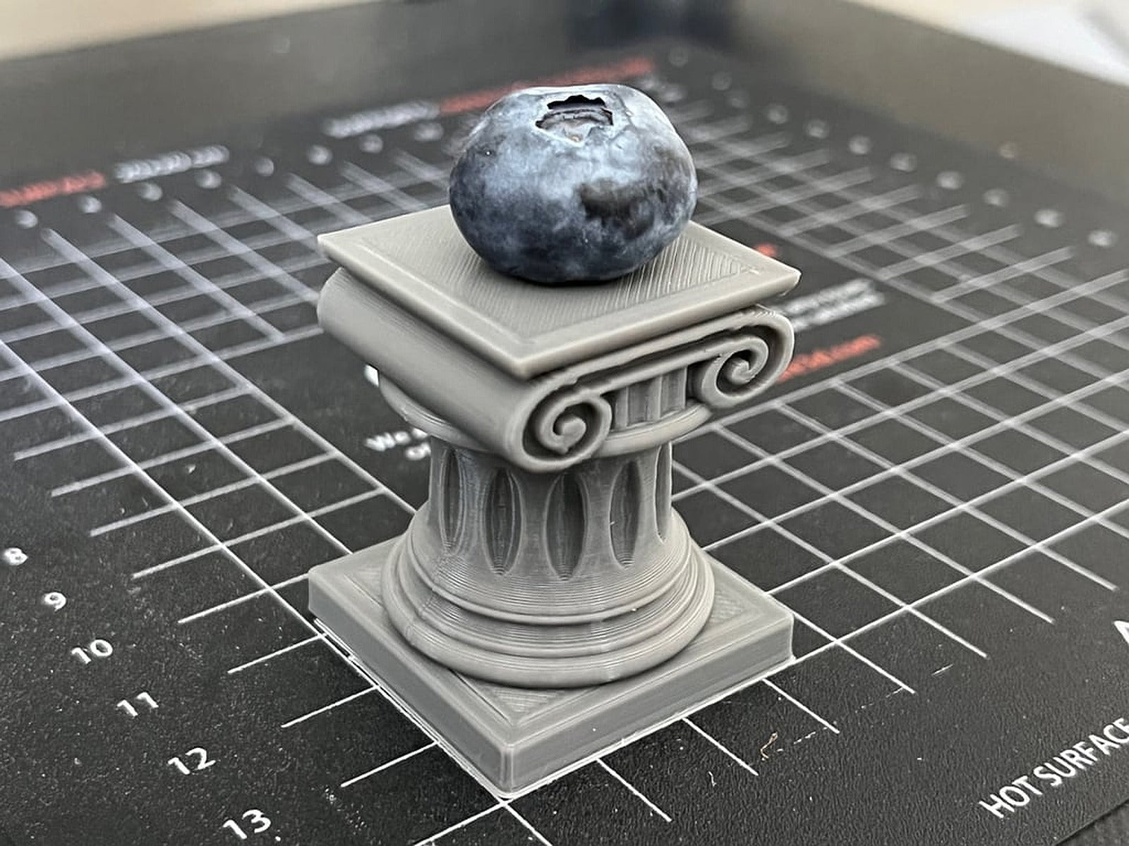 Mini Ionic Column - Tiny Object Display Podium – 3D Baskı Modeli