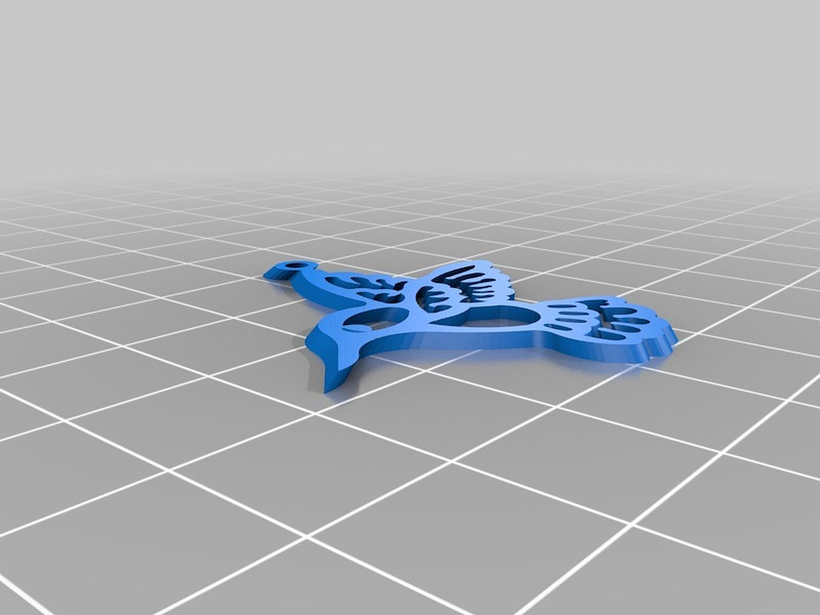 Hummingbird pendant 40mm – 3D Baskı Modeli