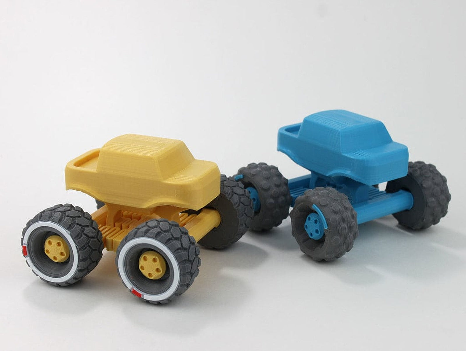 Mini Monster Truck With Suspension – 3D Baskı Modeli