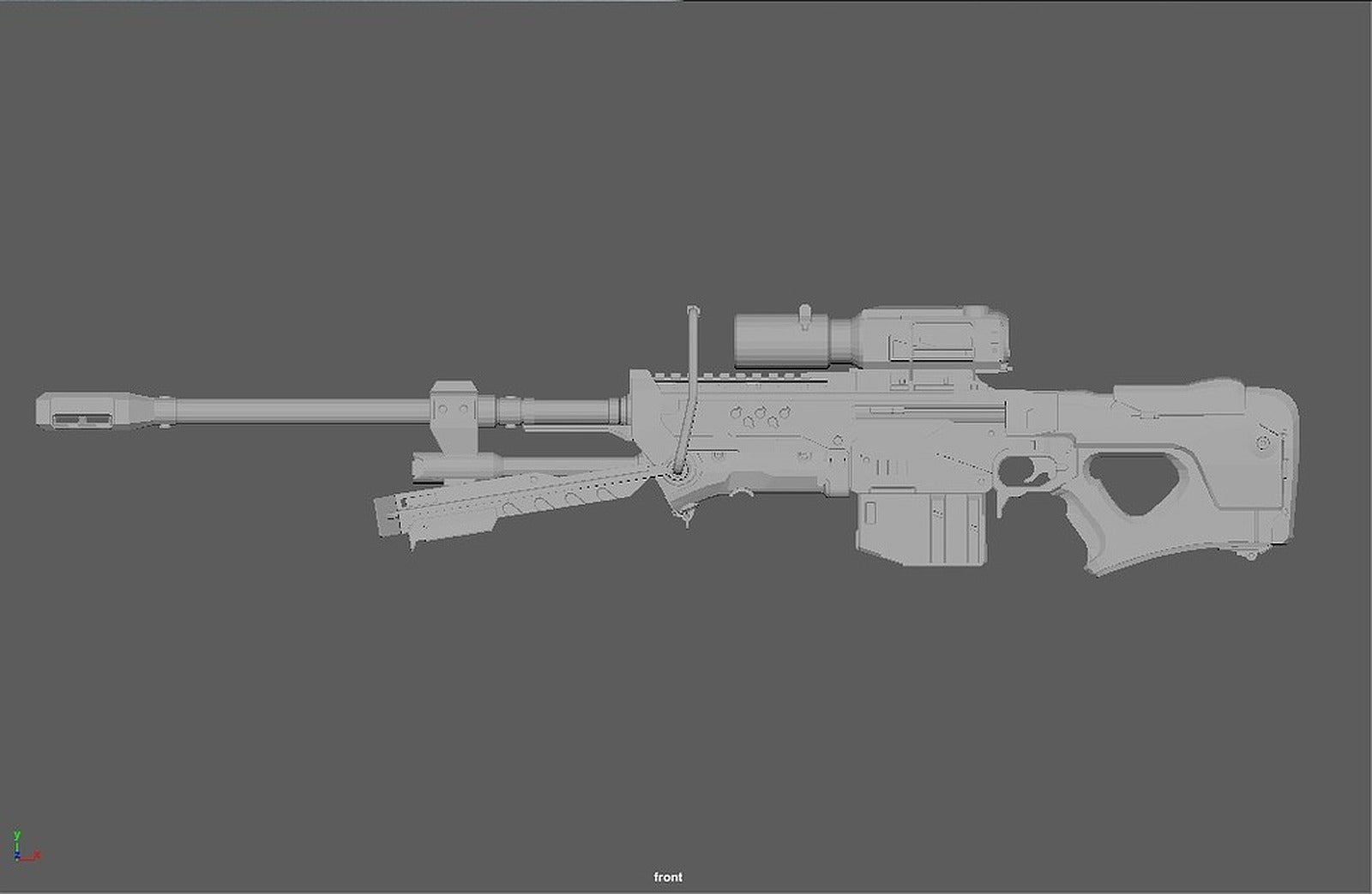 UNSC Sniper Rifle [Halo 5] – 3D Baskı Modeli