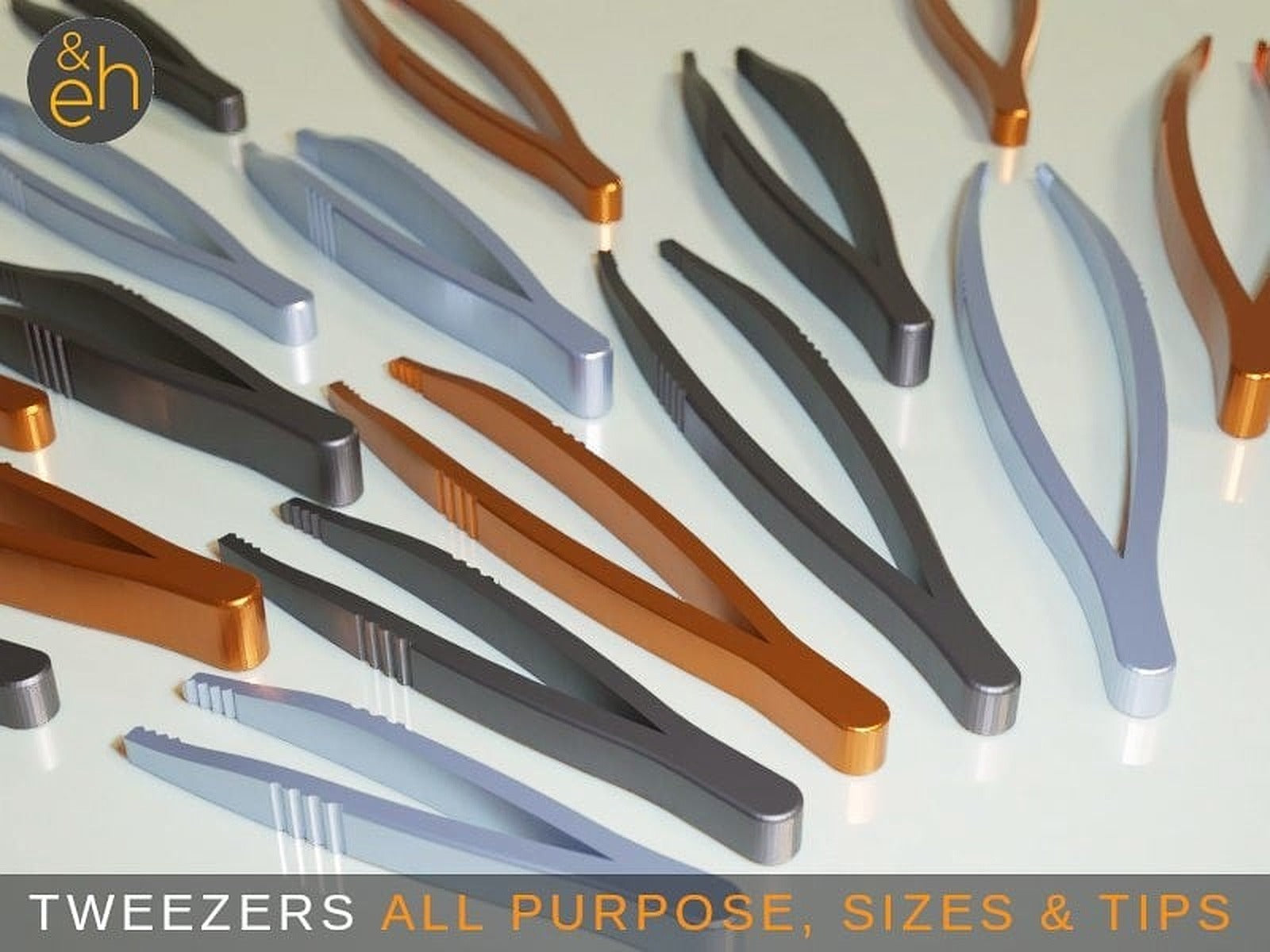 Tweezers - 20 Different All Purpose Ready-to-Print Tweezers from 80 mm/3.1" to 160 mm/6.3" – 3D Baskı Modeli
