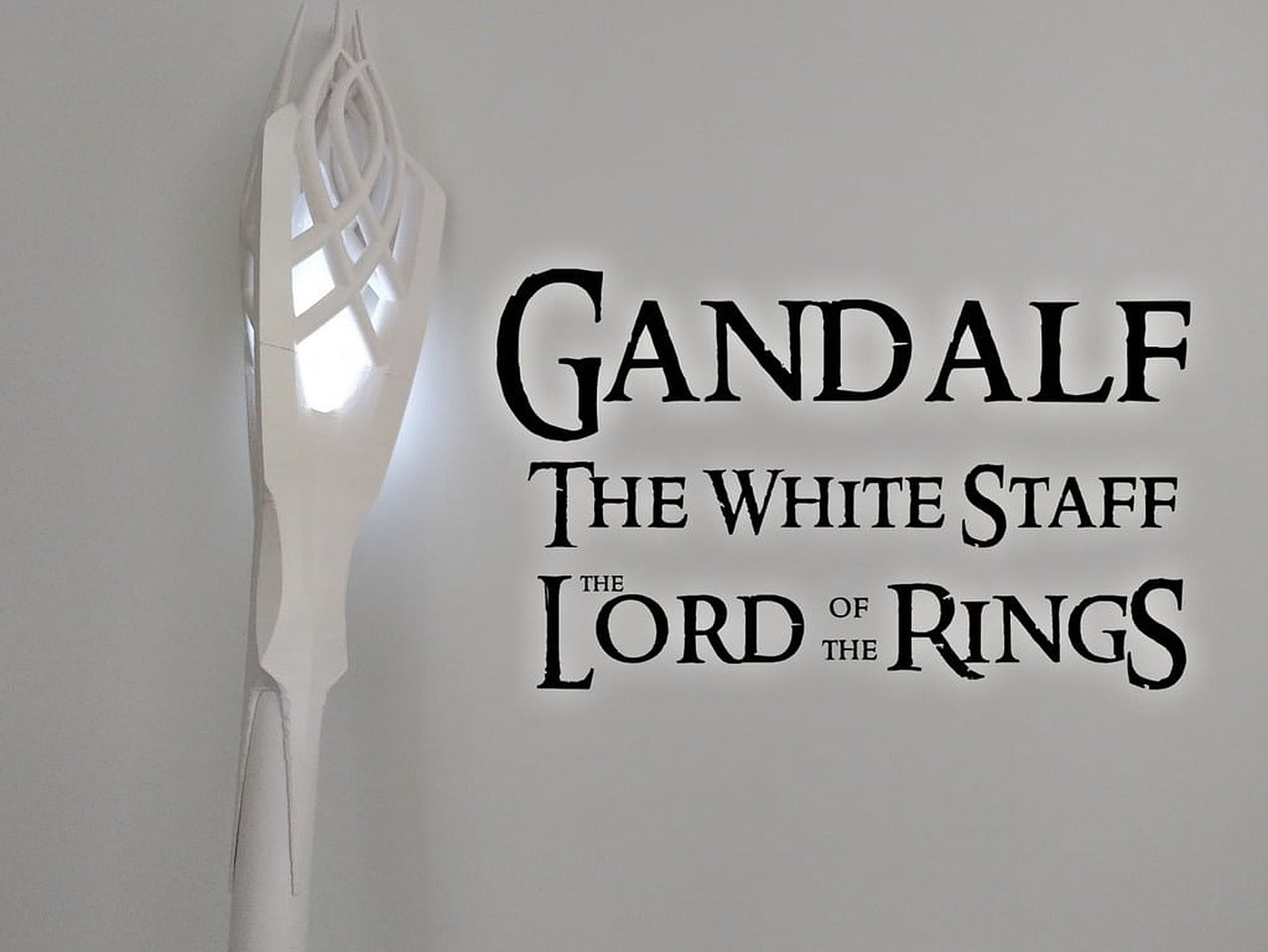Gandalf The White Staff ( The Lord of the Rings ) – 3D Baskı Modeli