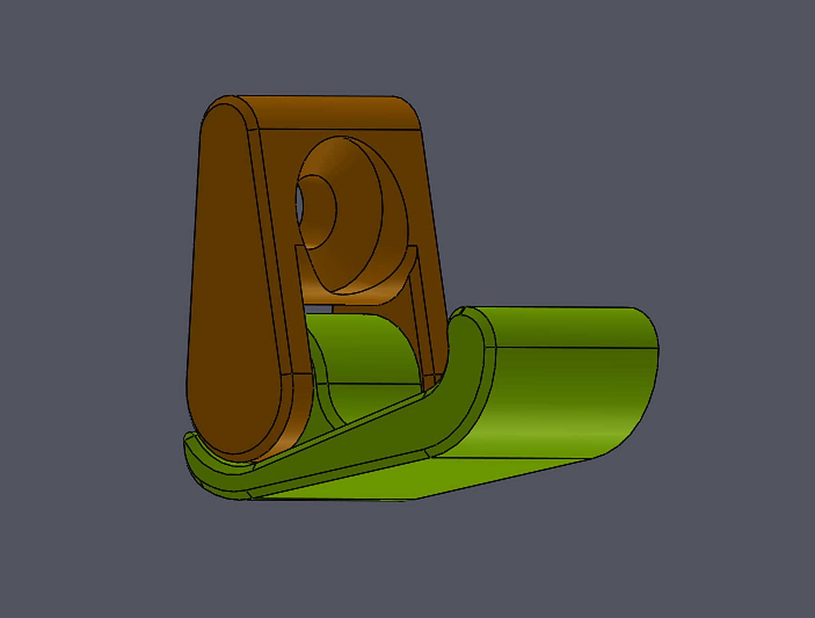 Print in Place Foldable askı – 3D Baskı Modeli