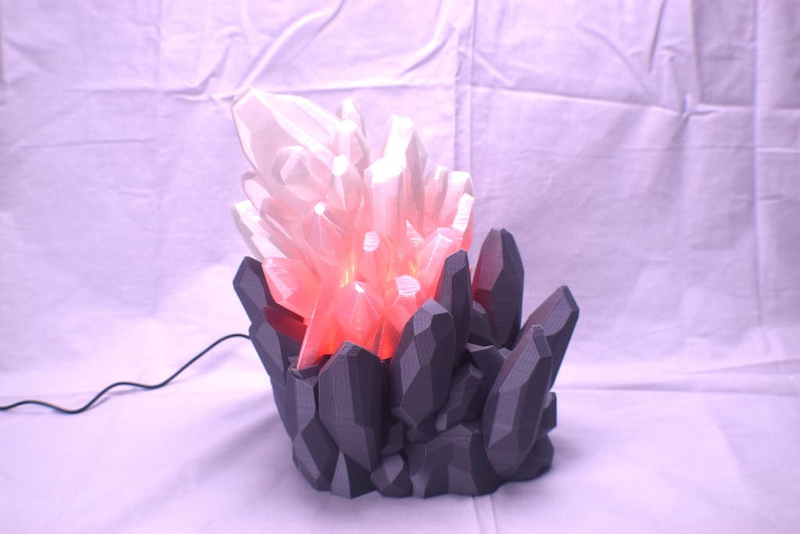 Crystal LED Lamp – 3D Baskı Modeli
