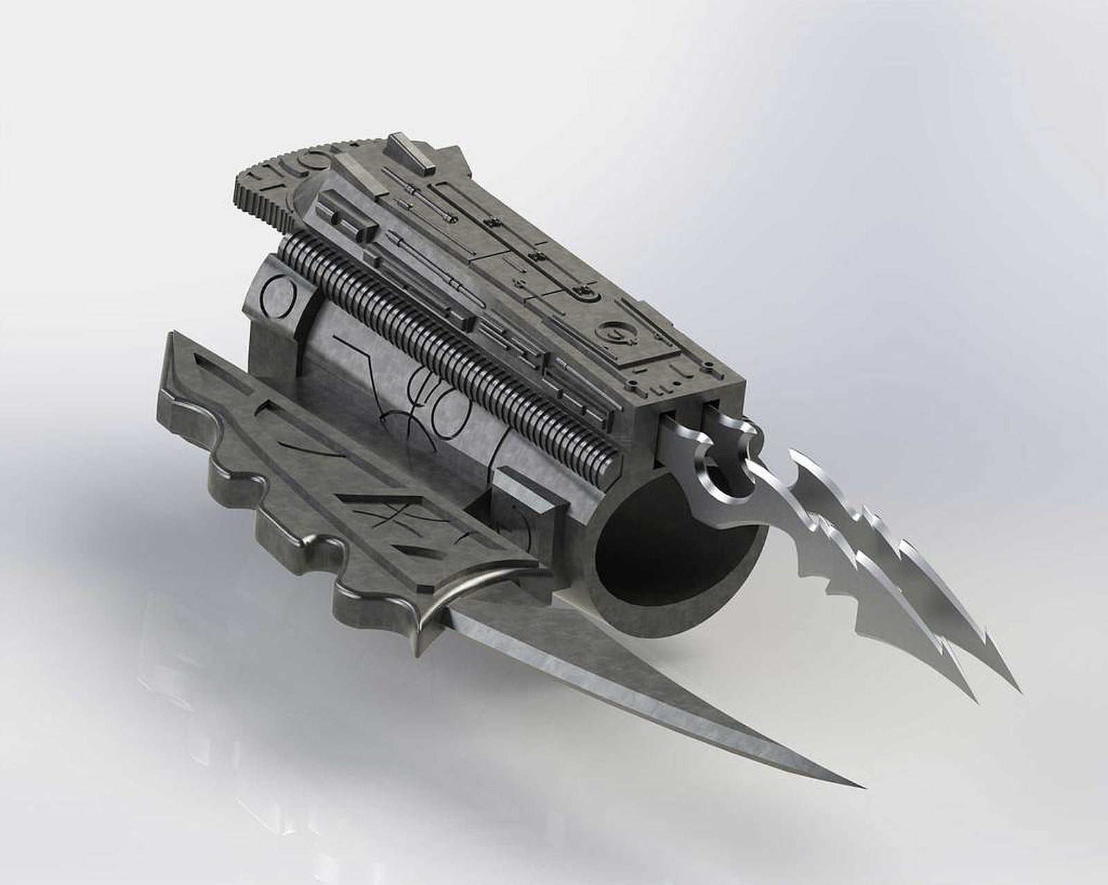 Predator Gauntlet (Left arm) – 3D Baskı Modeli