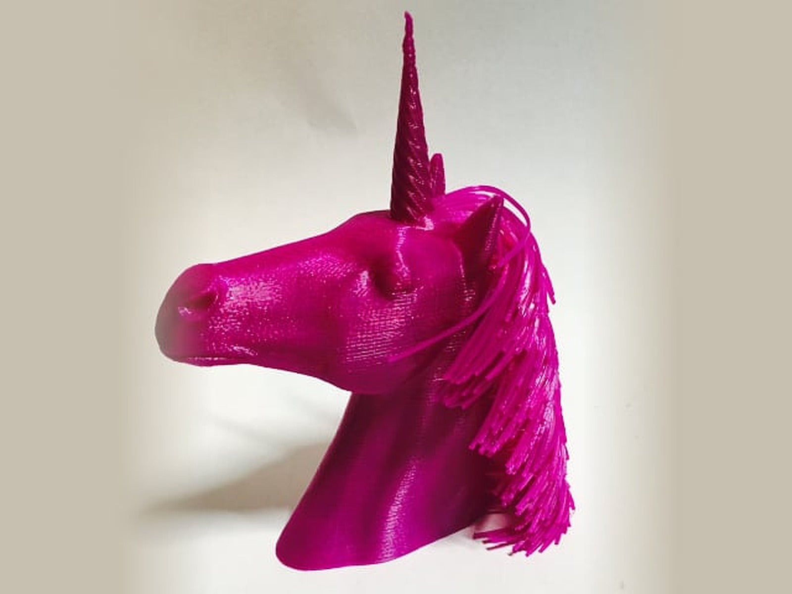 Hairy Unicorn (plus dual extrusion version) – 3D Baskı Modeli