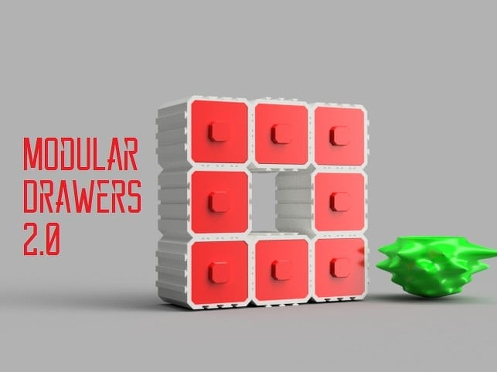 Modular Drawers 2.0 – 3D Baskı Modeli