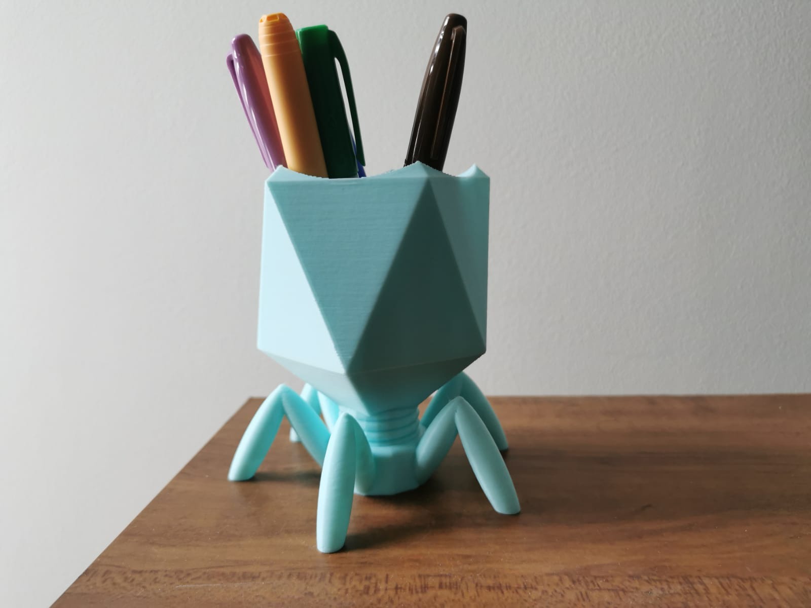 T4 bacteriophage kalem stand – 3D Baskı Modeli
