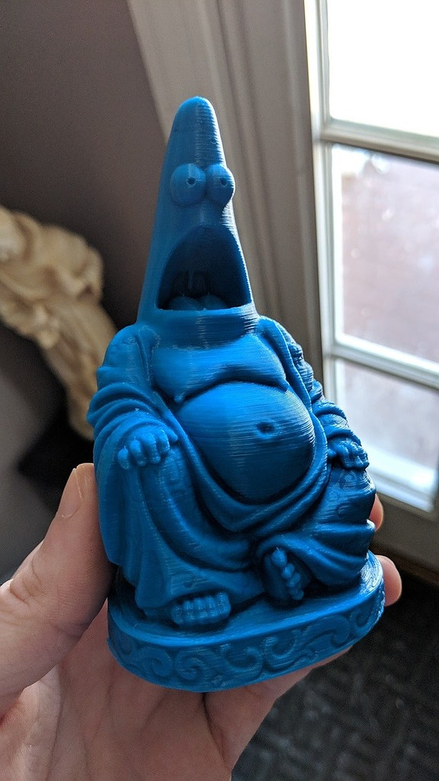 Surprised Buddha – 3D Baskı Modeli