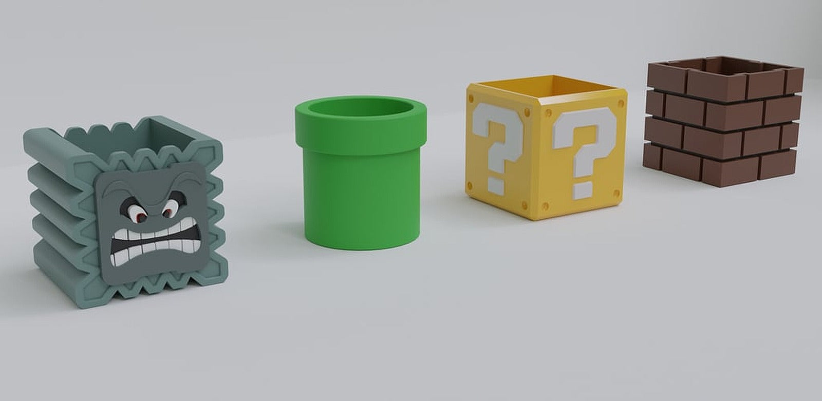 Super Mario saksı – 3D Baskı Modeli