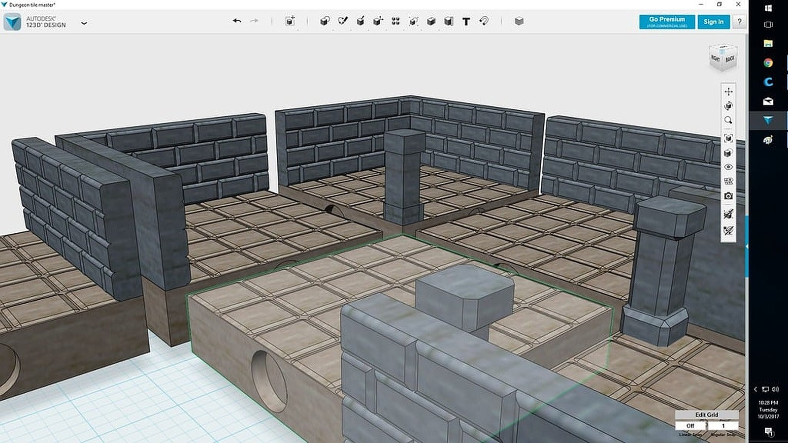 DnD Modular Dungeon Tiles – 3D Baskı Modeli