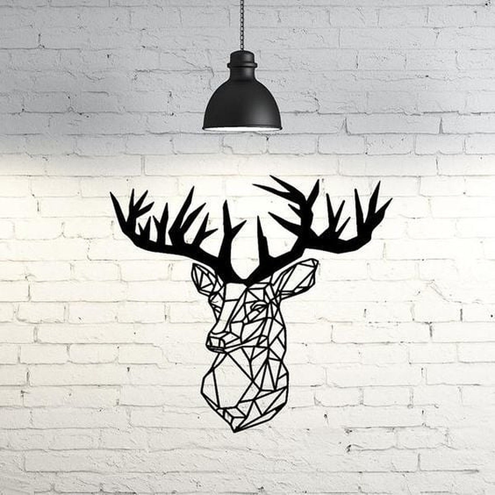 Deer Wall Sculpture 2D – 3D Baskı Modeli
