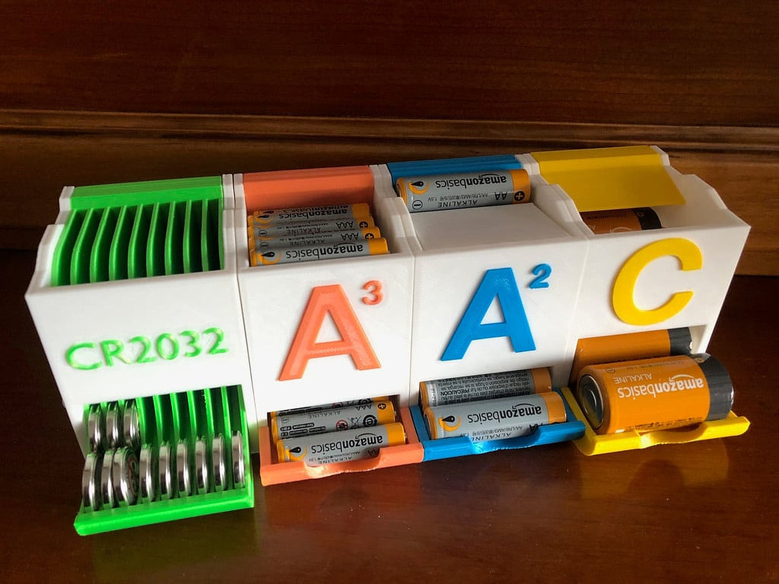 Stackable Battery stand Improved – 3D Baskı Modeli