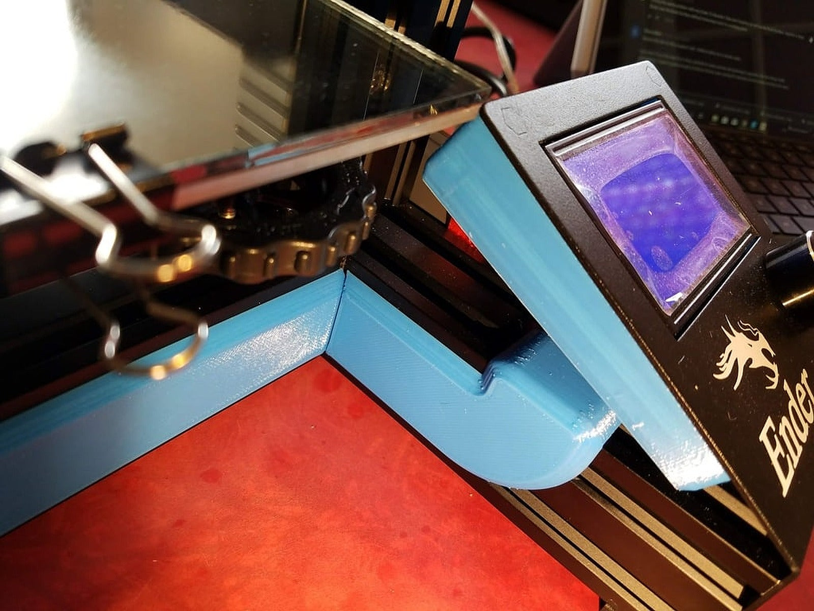 Ender 3 LCD ribbon cable cover – 3D Baskı Modeli