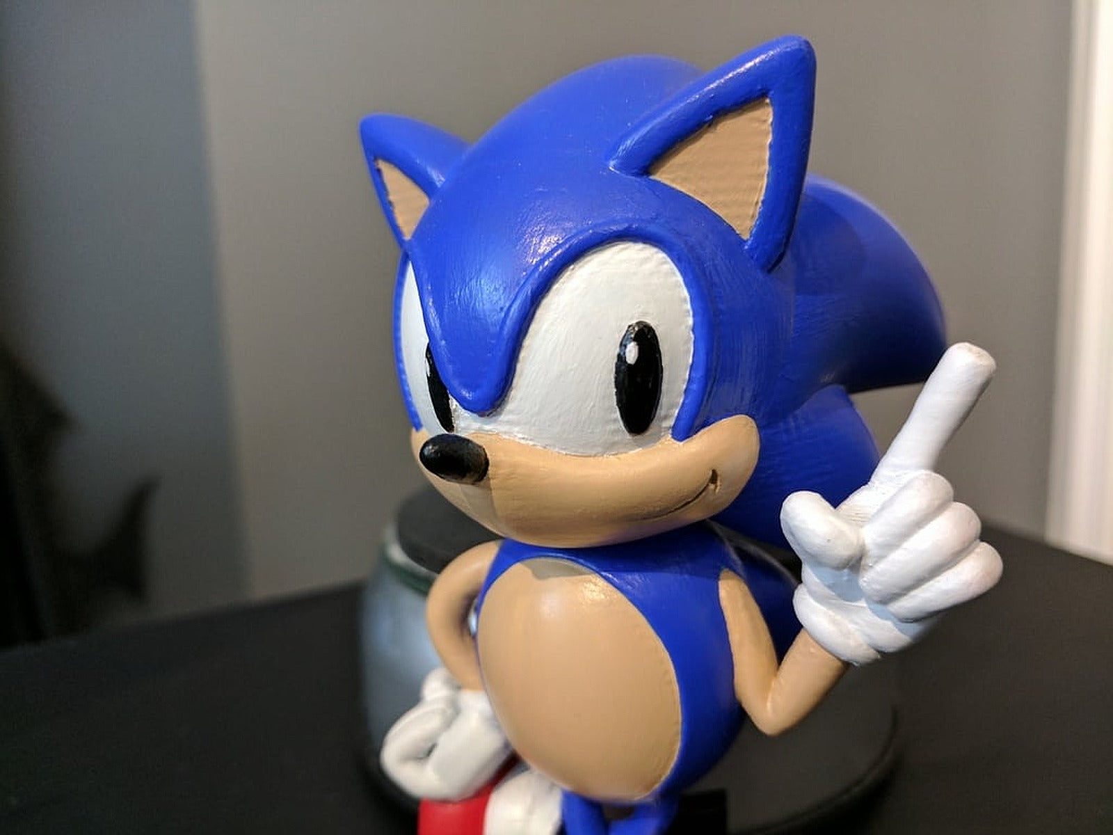 Sonic the Hedgehog! (with Logo) – 3D Baskı Modeli