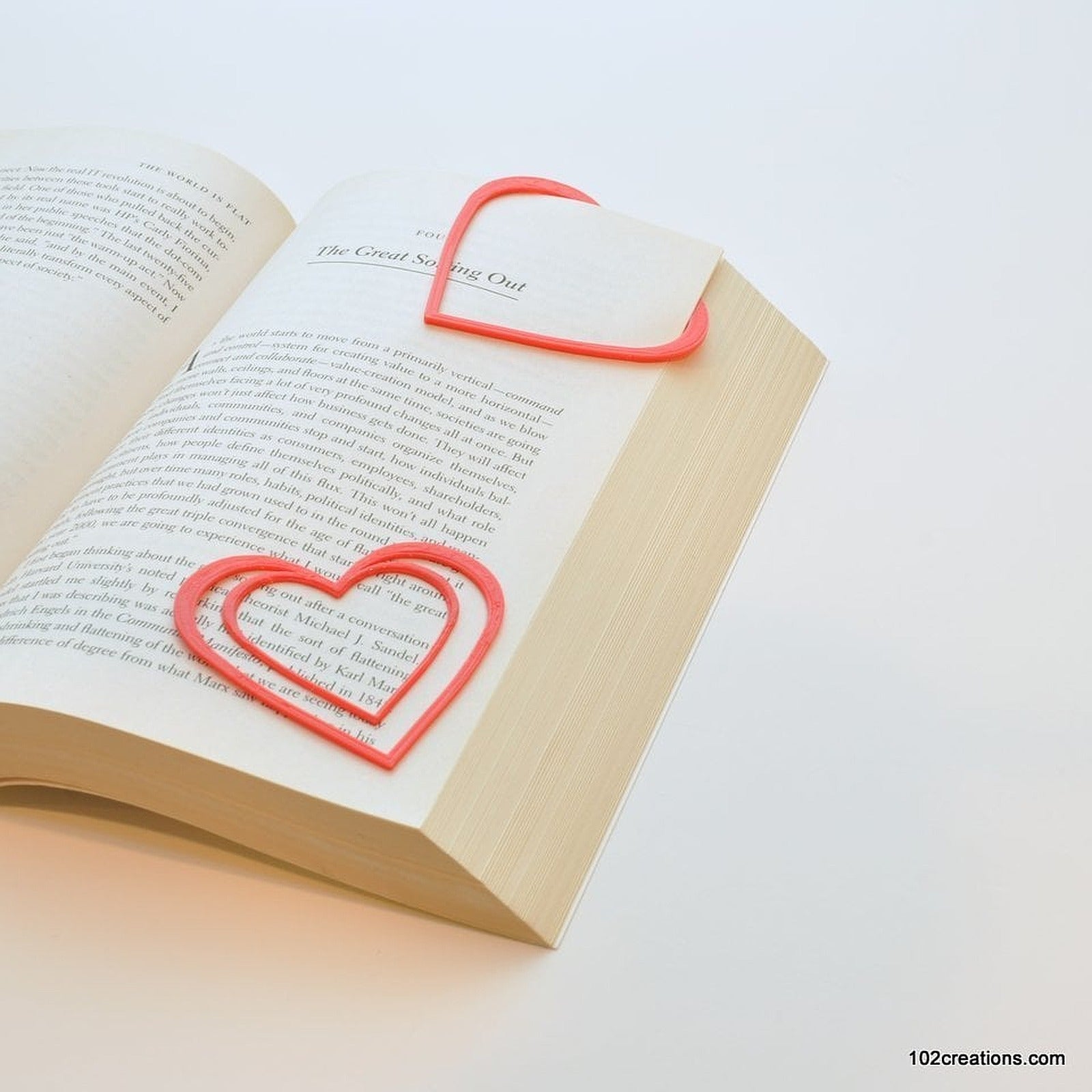 Heart Bookmark – 3D Baskı Modeli