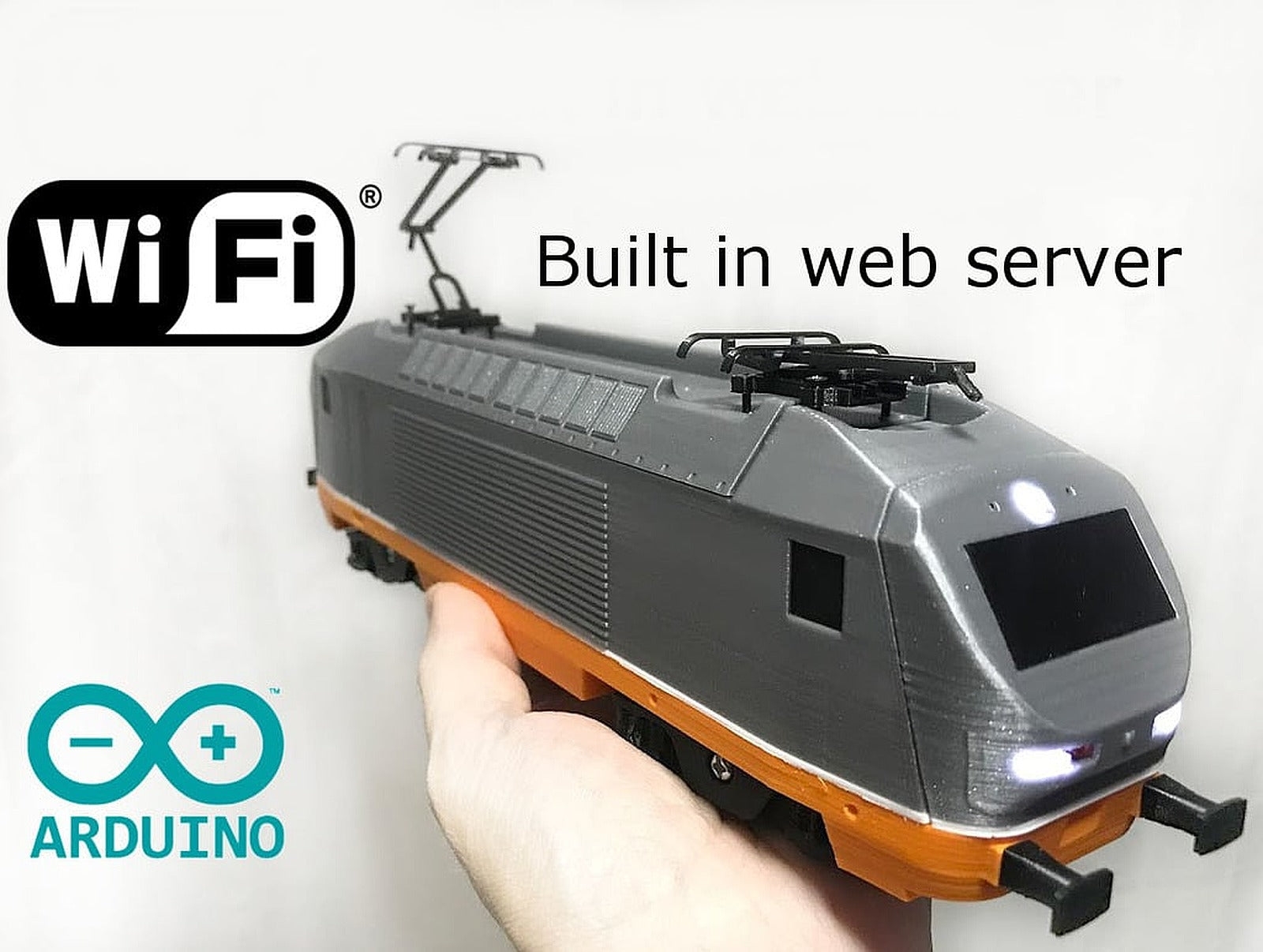 Hectorrail 141 Wifi locomotive for OS-Railway - fully 3D-printable railway system – 3D Baskı Modeli