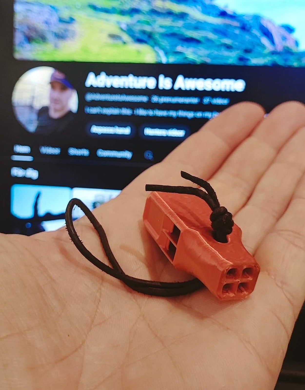 Backpacking Whistle - Extremely Loud – 3D Baskı Modeli