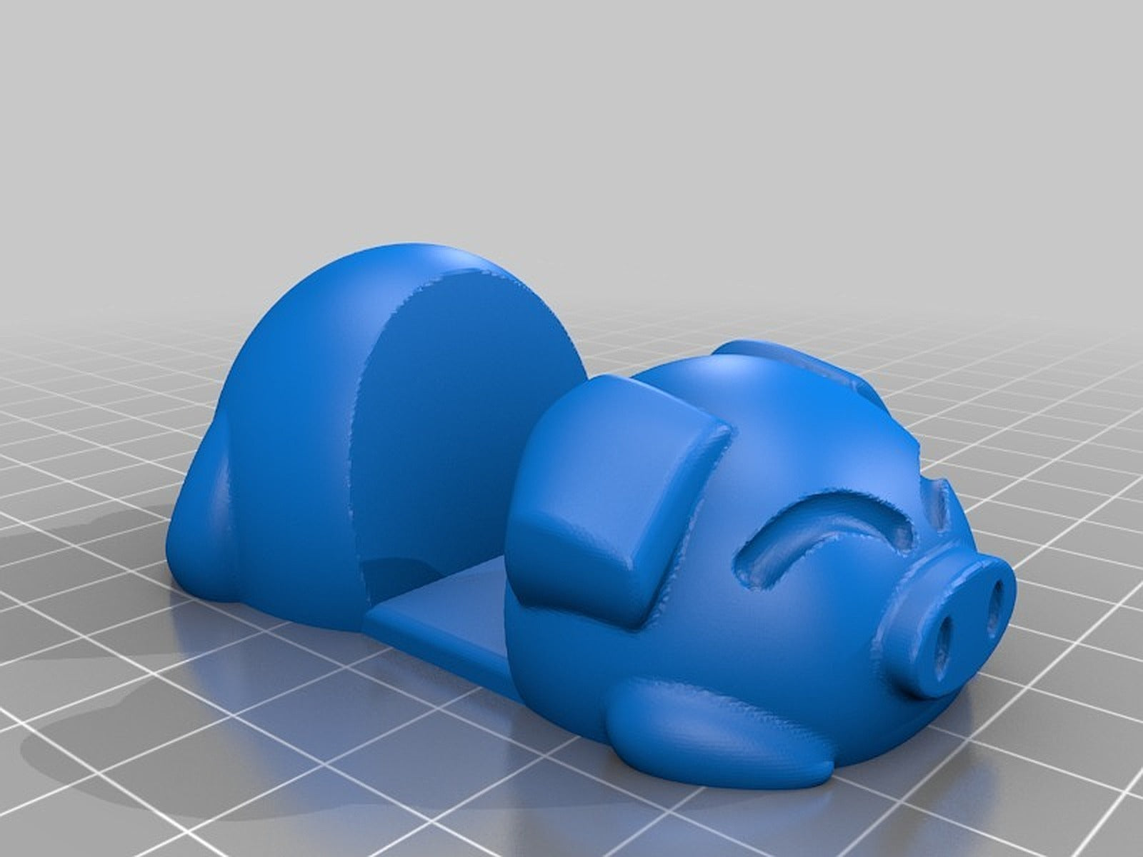 Piggy telefon stand anahtarlık – 3D Baskı Modeli