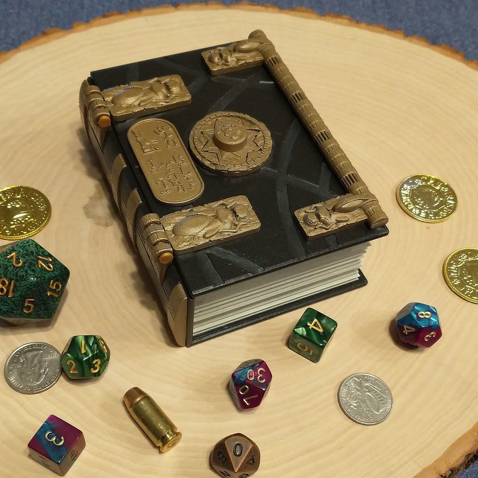 Secret Lock Book of the Dead – 3D Baskı Modeli