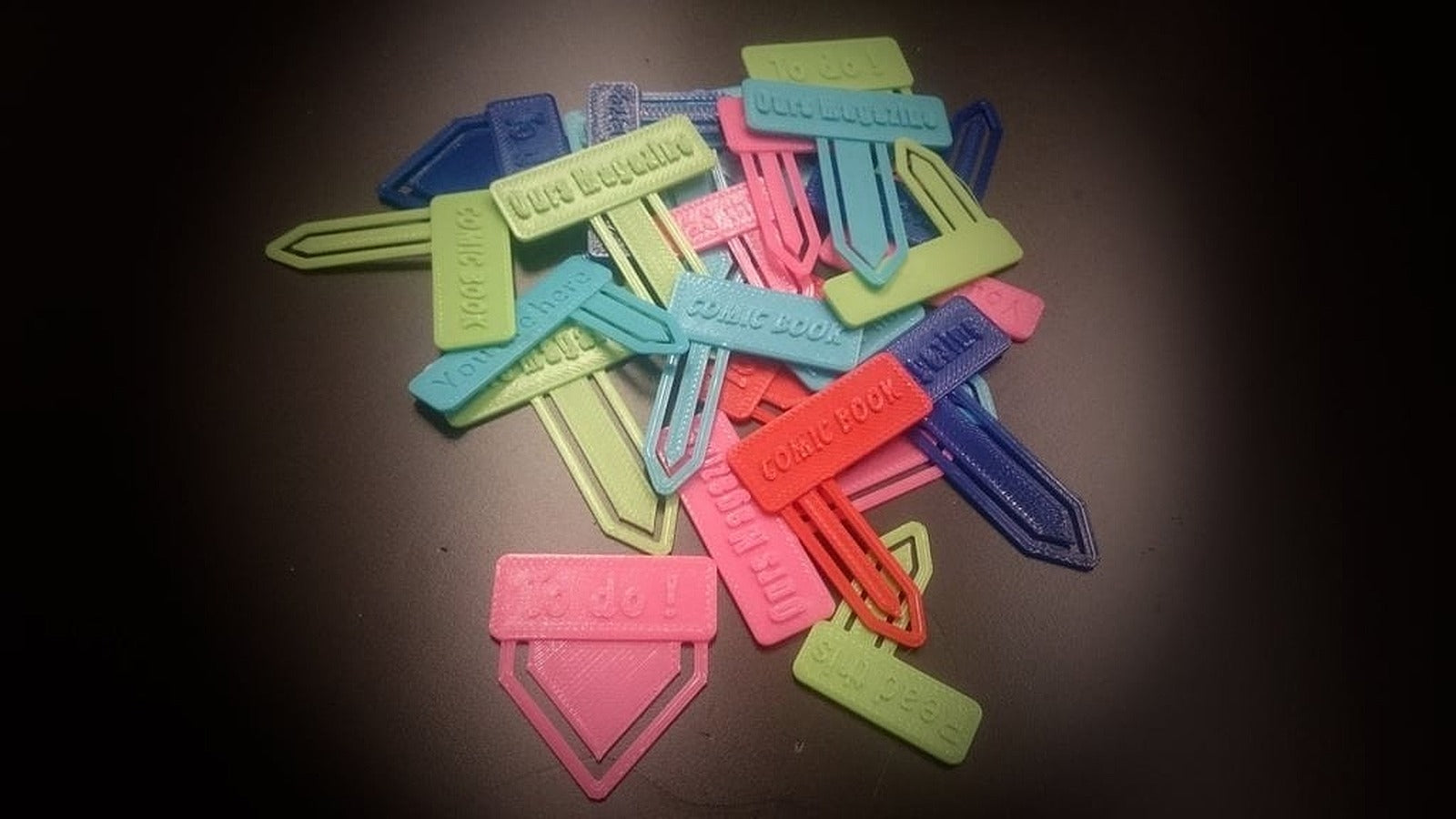 Customizable Bookmark / Paper Clip – 3D Baskı Modeli