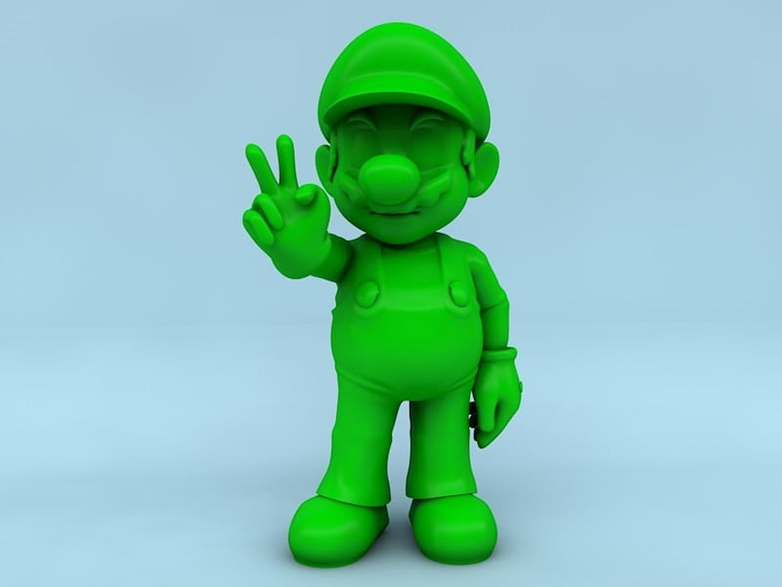 Mario Posed - UPSAMPLED – 3D Baskı Modeli