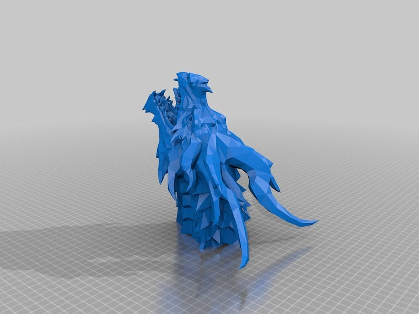 Skyrim Alduin Dragon wall Trophy – 3D Baskı Modeli