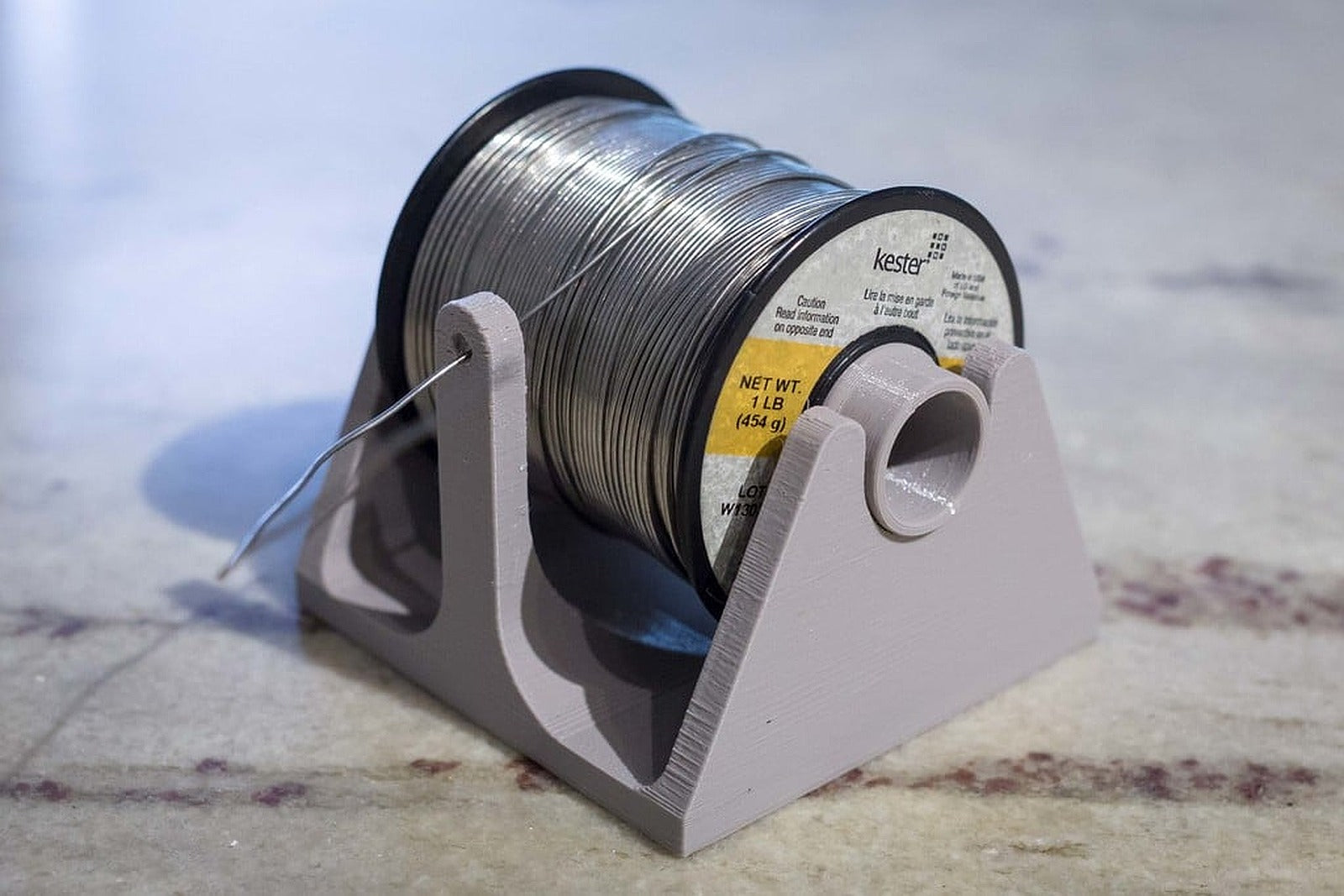Kester Solder Spool stand – 3D Baskı Modeli