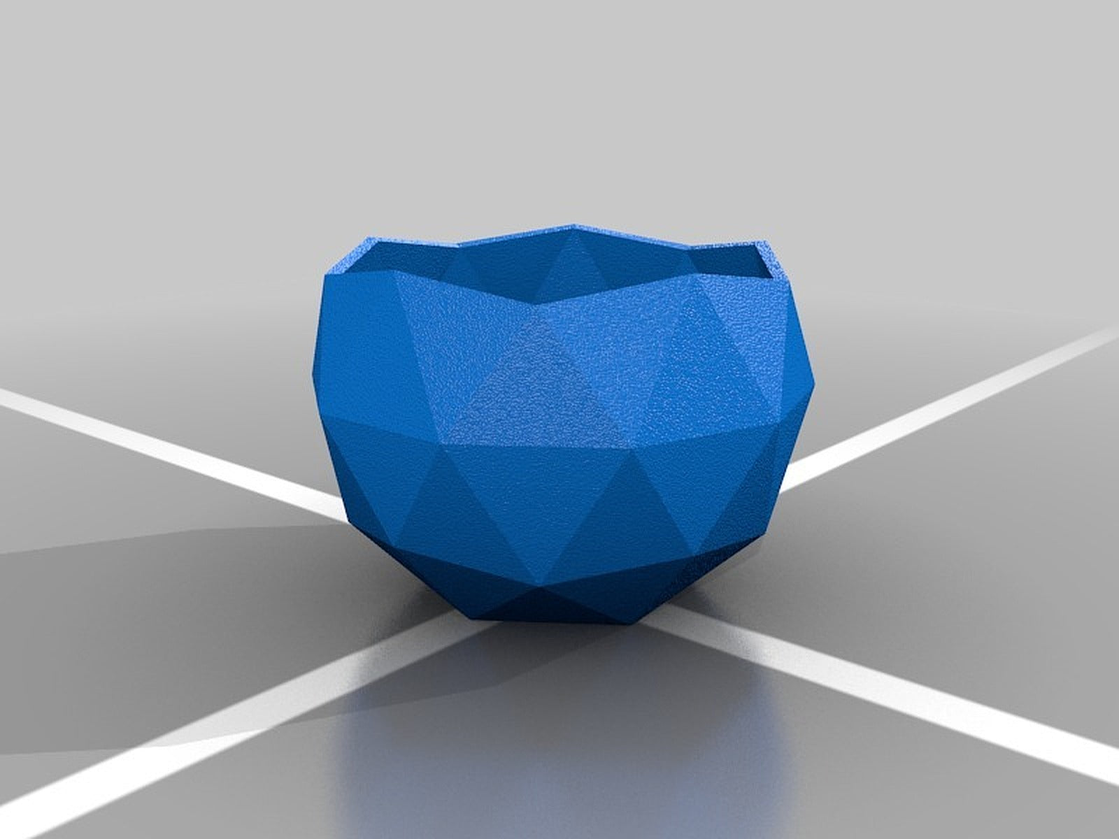 Low poly cup/bowl – 3D Baskı Modeli