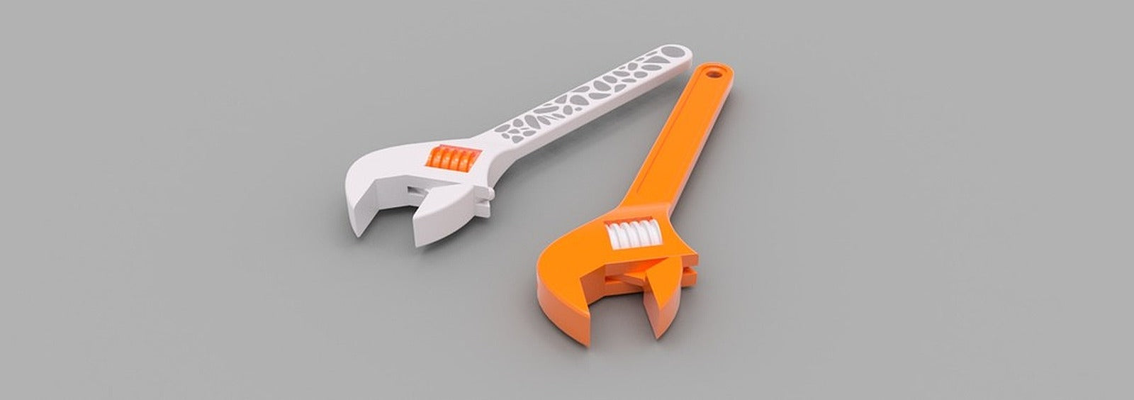 Crescent Wrench Pair – 3D Baskı Modeli