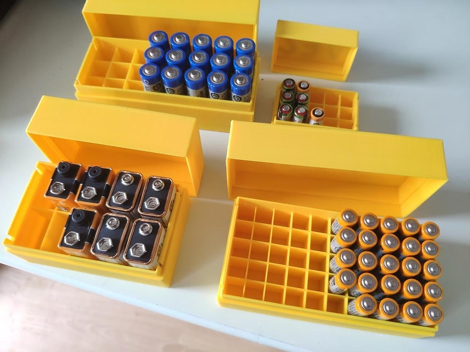 Duncans Battery kutu/düzenleyici Collection 23A AA AAA C D PP3 CR123A 16340 18650 – 3D Baskı Modeli
