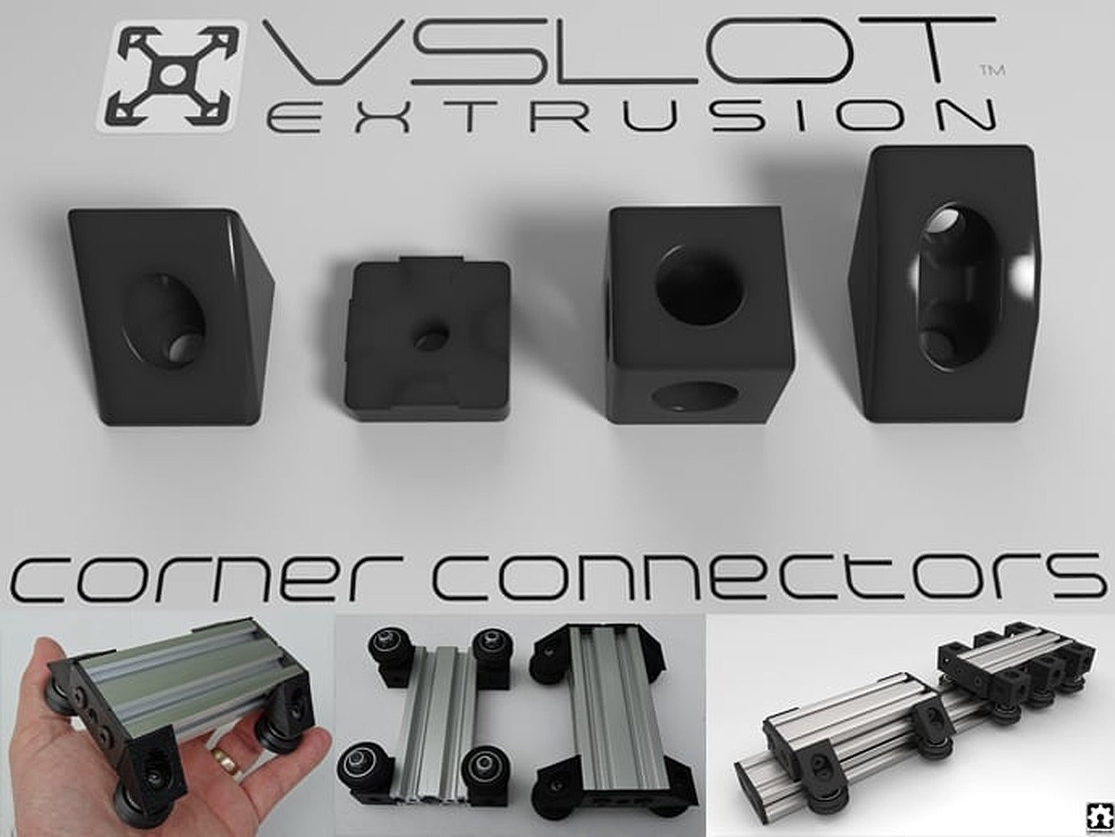 OpenBuilds V-Slot™ Corner Connectors – 3D Baskı Modeli