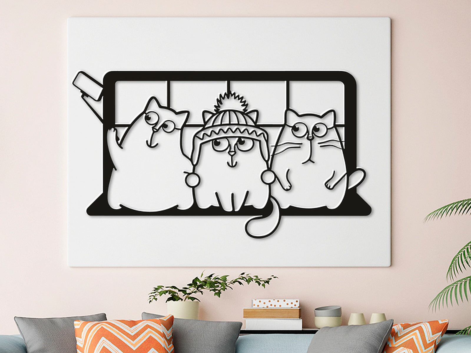 Selfie Cat – 3D Baskı Modeli