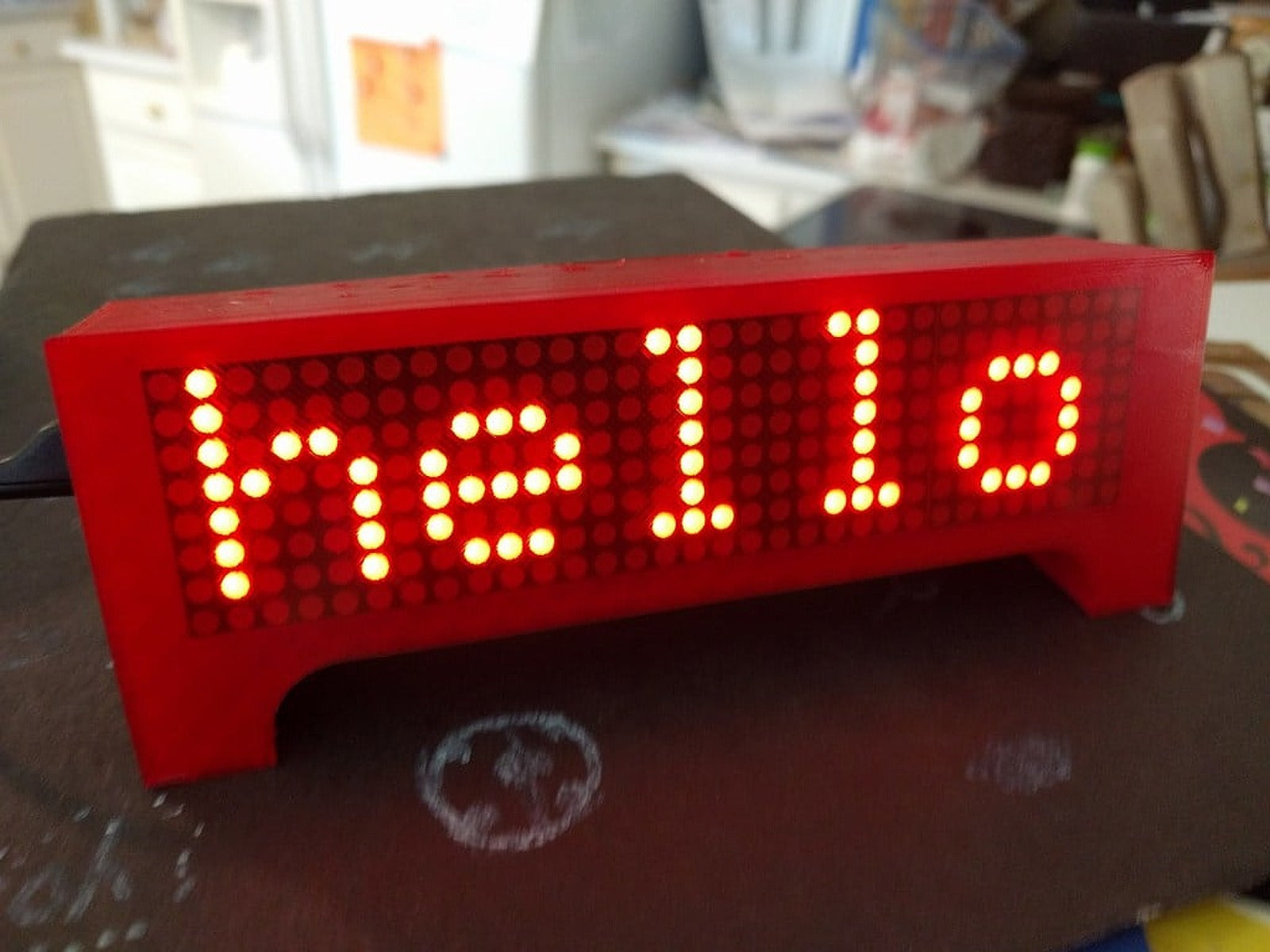 ESP8266 Wemos Clock News Weather Scrolling Marquee – 3D Baskı Modeli